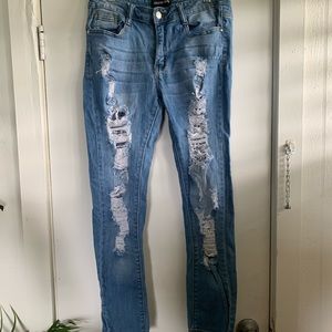 Fashion Nova Distressed Jeans